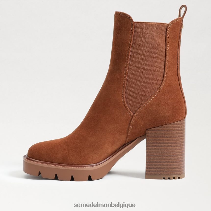 bottines chelsea rollins Sam Edelman femmes marron frontière JZ0XZ0751 chaussure