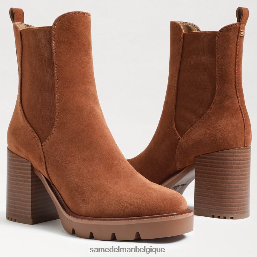 bottines chelsea rollins Sam Edelman femmes marron frontière JZ0XZ0751 chaussure