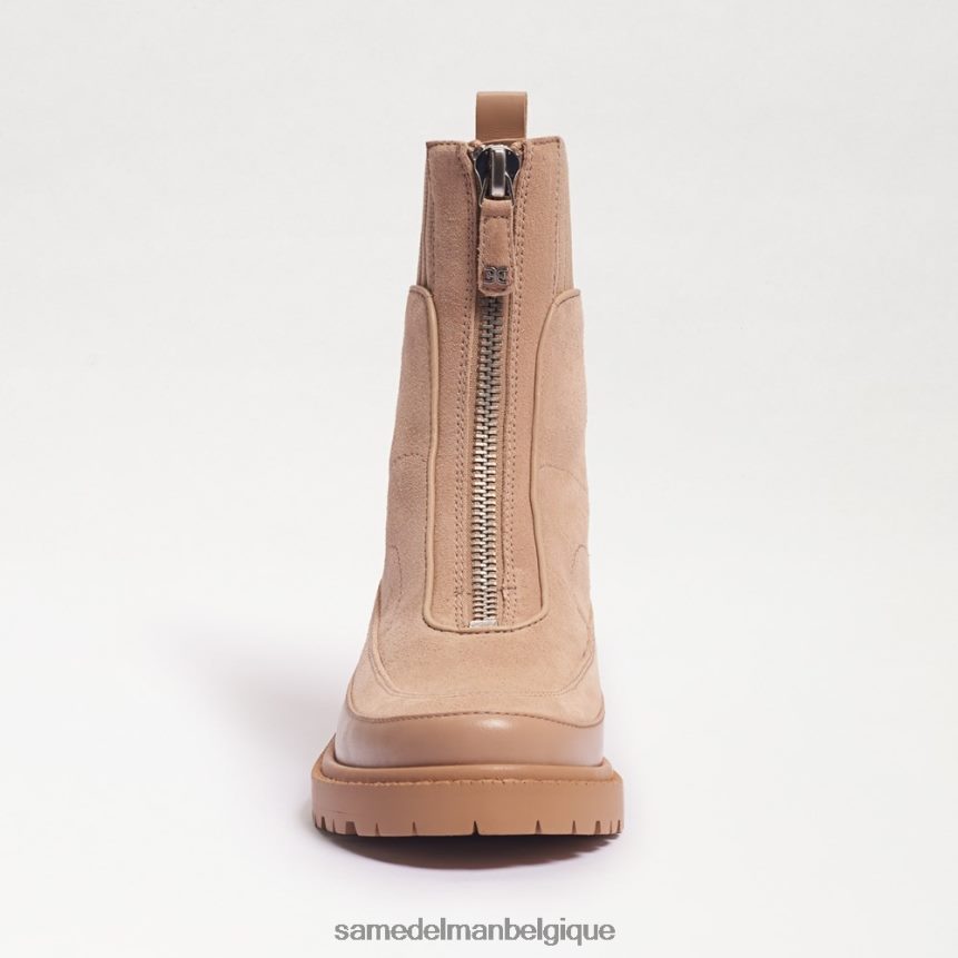 bottines chelsea à semelle crantée Leone Sam Edelman femmes daim sésame JZ0XZ0871 chaussure
