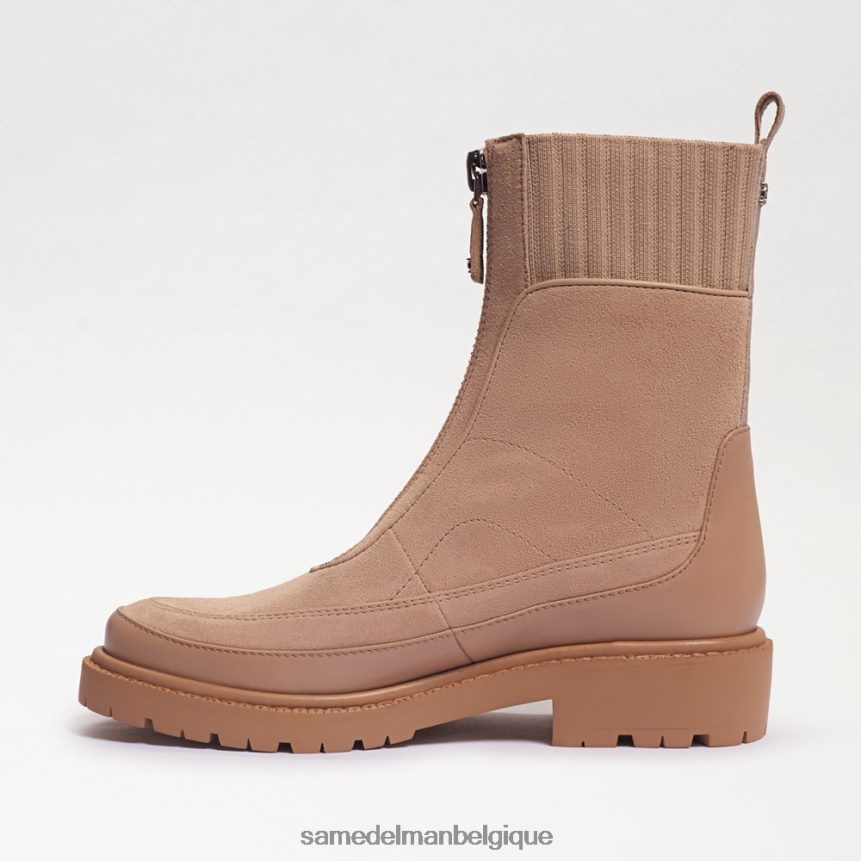 bottines chelsea à semelle crantée Leone Sam Edelman femmes daim sésame JZ0XZ0871 chaussure
