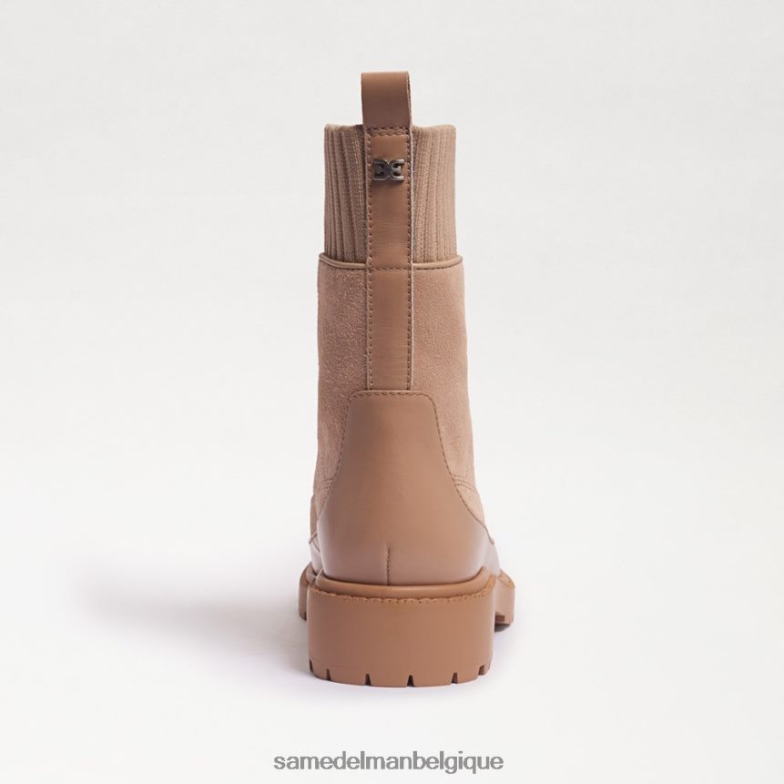bottines chelsea à semelle crantée Leone Sam Edelman femmes daim sésame JZ0XZ0871 chaussure