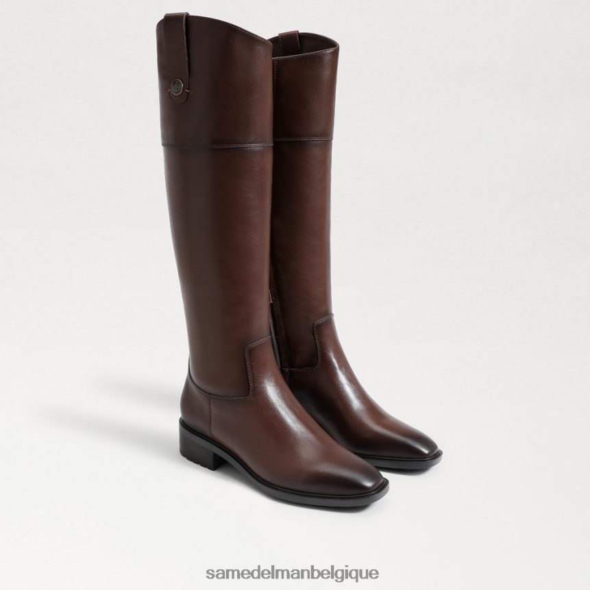 botte d'équitation drina Sam Edelman femmes brun tétrazzo JZ0XZ0794 chaussure