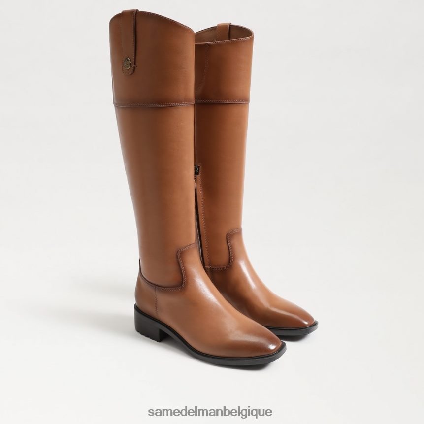 botte d'équitation drina à mollets larges Sam Edelman femmes nouveau whisky JZ0XZ0872 chaussure