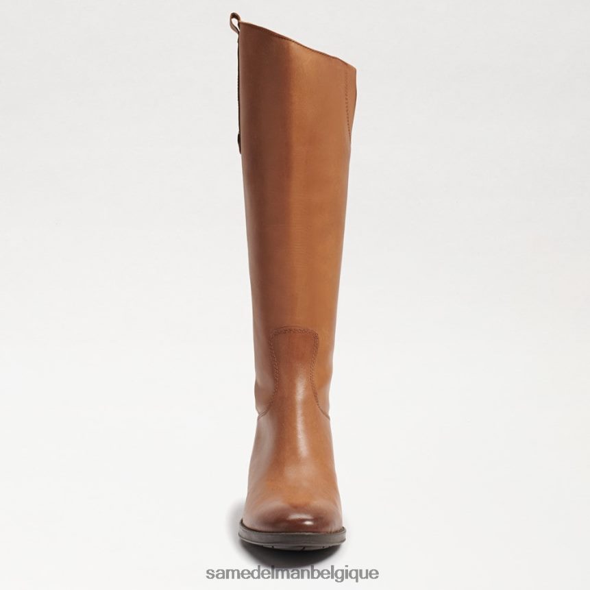 botte d'équitation en cuir Penny Sam Edelman femmes cuir de whisky JZ0XZ0416 chaussure
