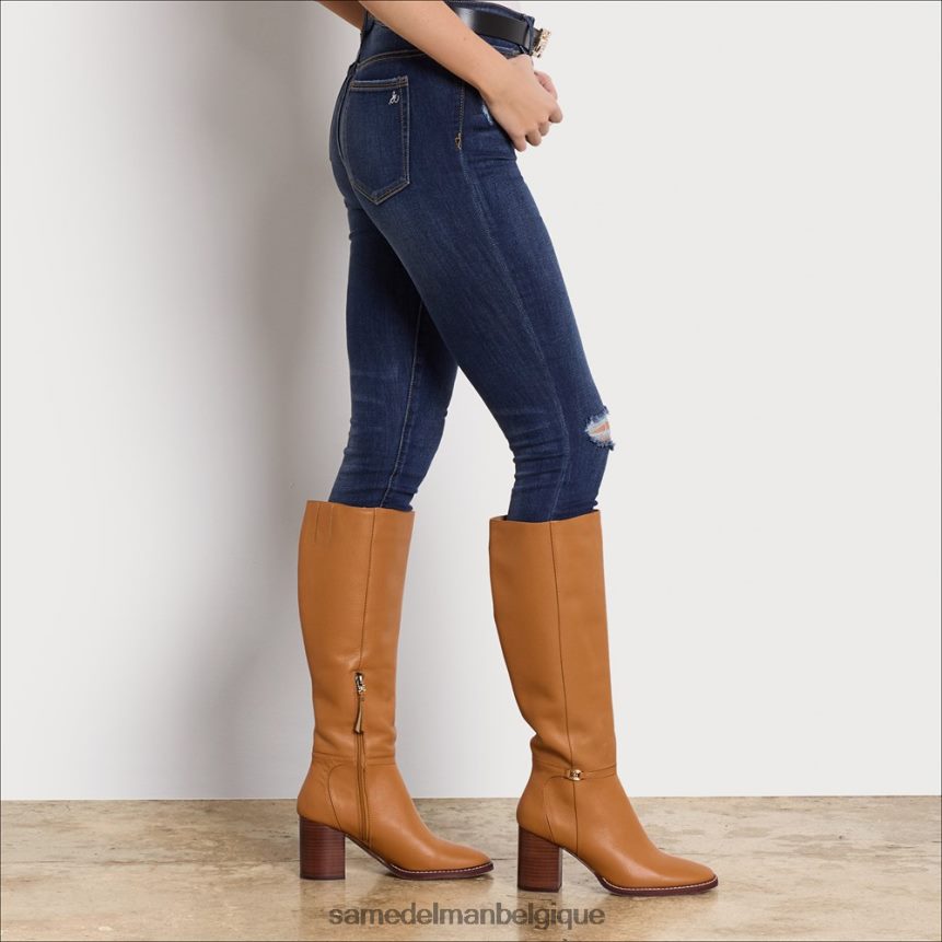 botte haute Elsy Sam Edelman femmes caramel JZ0XZ0796 chaussure