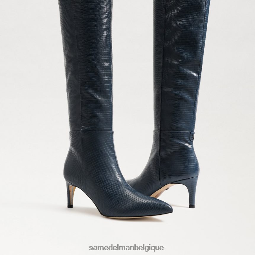 botte haute ursula Sam Edelman femmes marine du Pacifique JZ0XZ0743 chaussure