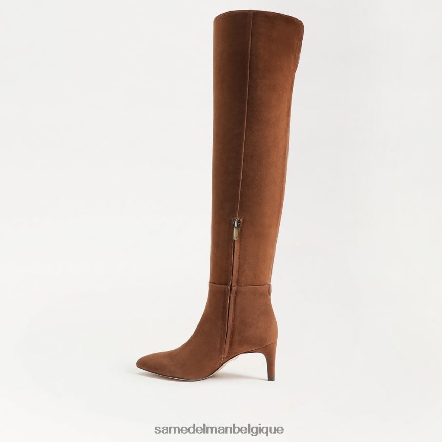 botte haute ursula Sam Edelman femmes noix de coco grillée JZ0XZ0745 chaussure