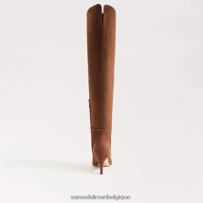 botte haute ursula Sam Edelman femmes noix de coco grillée JZ0XZ0745 chaussure