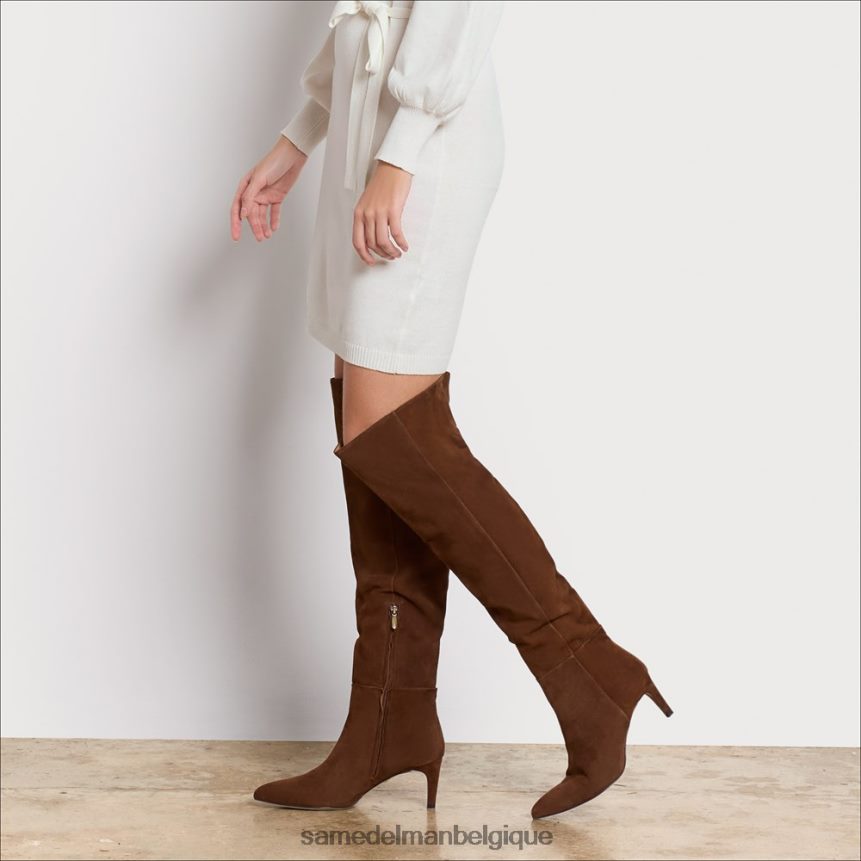 botte haute ursula Sam Edelman femmes noix de coco grillée JZ0XZ0745 chaussure