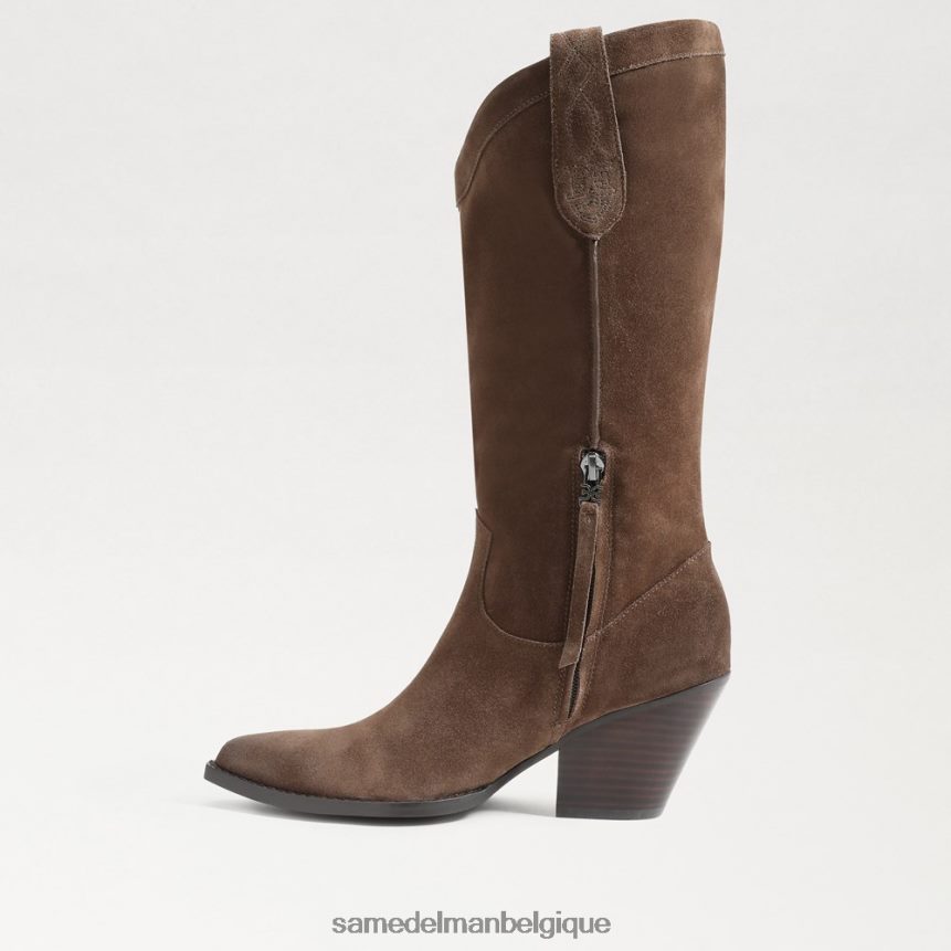 botte western Jamie Sam Edelman femmes taupe olive JZ0XZ0852 chaussure