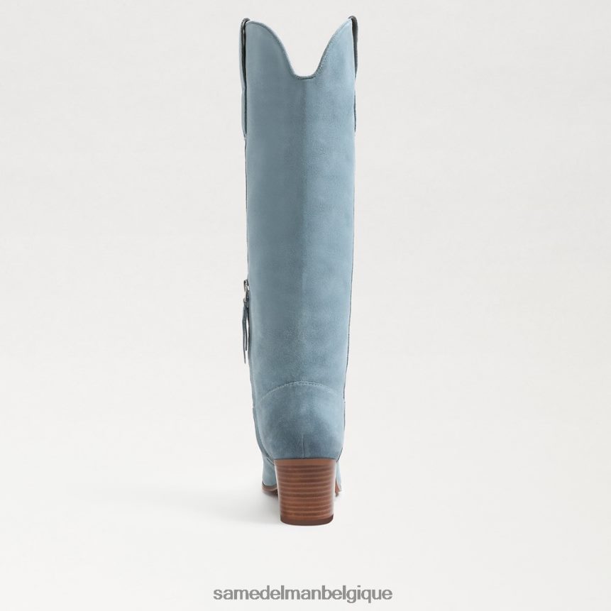 botte western brisée Sam Edelman femmes ciel de tremble JZ0XZ0813 chaussure