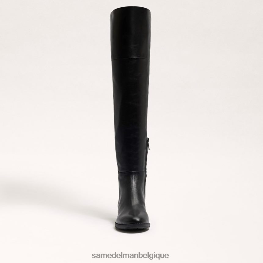 cuissarde Pam Sam Edelman femmes Cuir noir JZ0XZ0776 chaussure