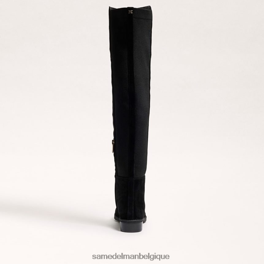 cuissarde Pam Sam Edelman femmes Suède noir JZ0XZ0777 chaussure