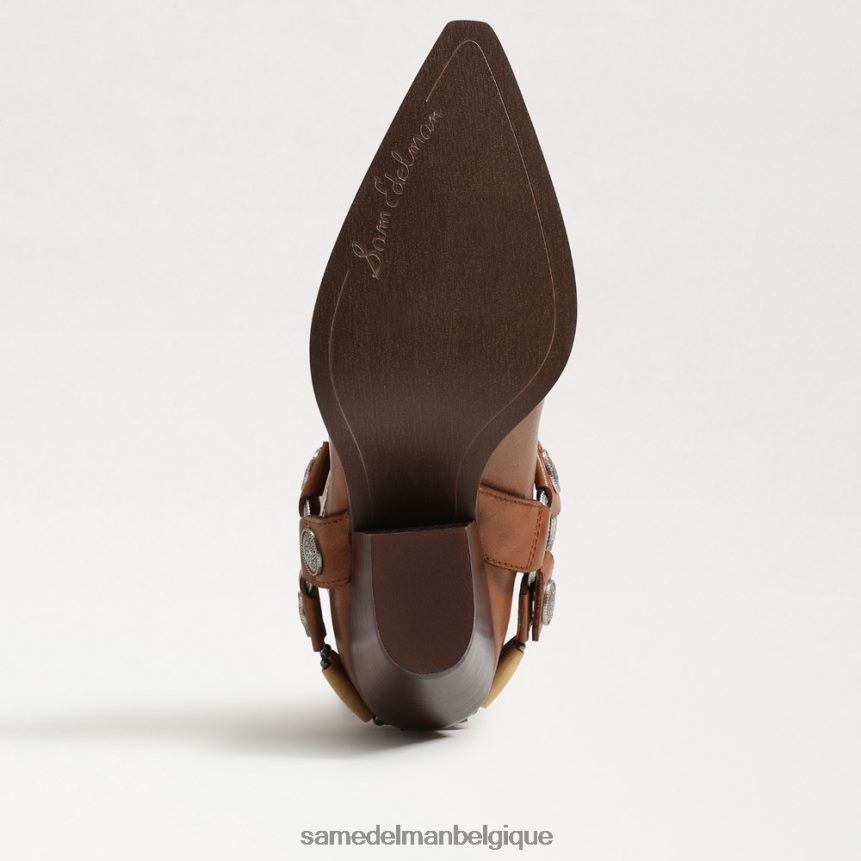 botte western jackie Sam Edelman femmes châtaigne grillée JZ0XZ0835 chaussure