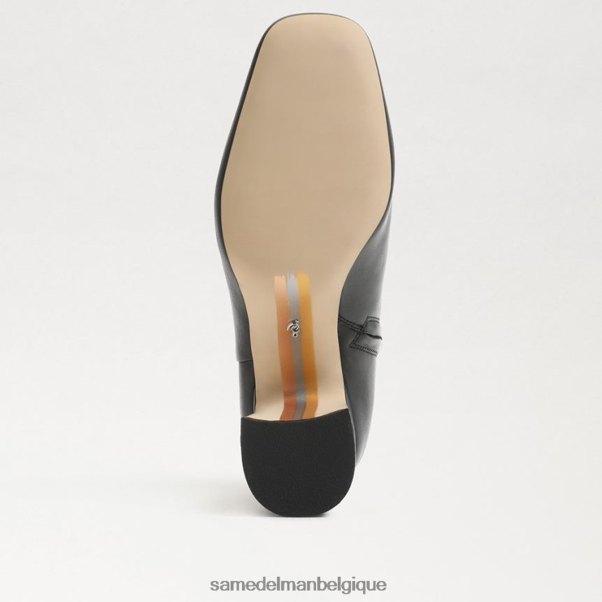 bottine fauve Sam Edelman femmes Cuir noir JZ0XZ0784 chaussure