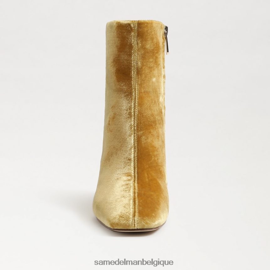bottine fauve Sam Edelman femmes velours safran JZ0XZ0783 chaussure