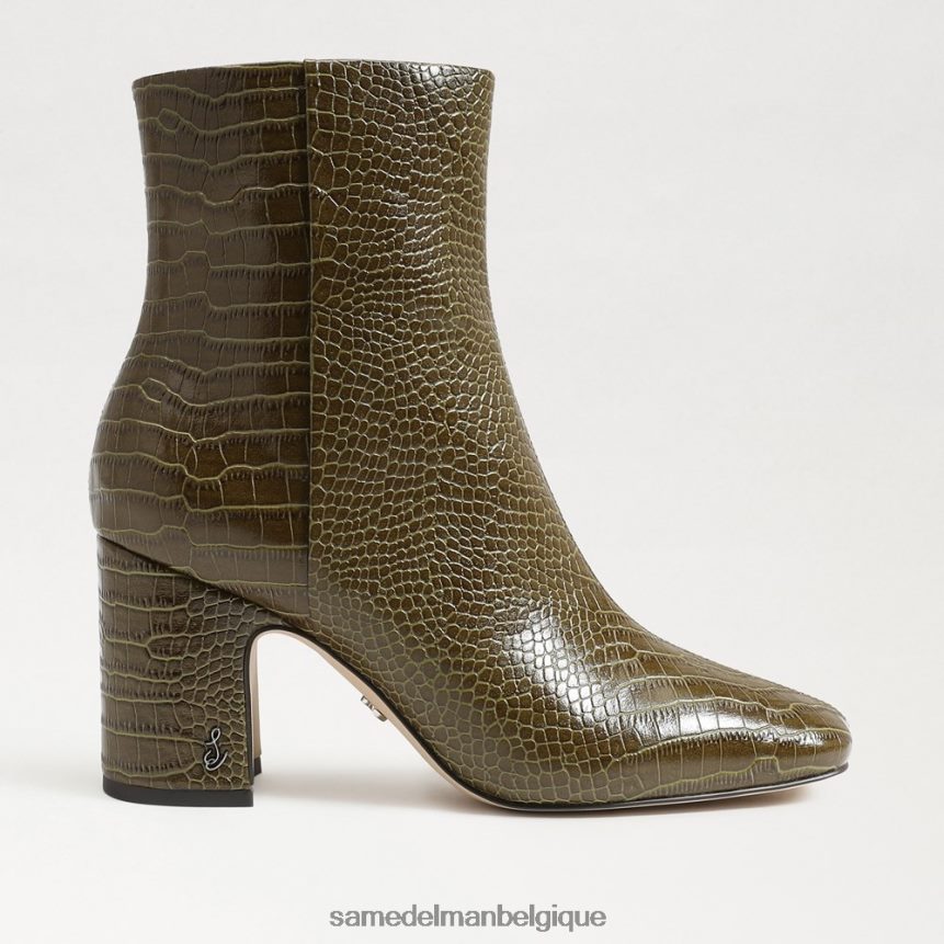 bottine fauve Sam Edelman femmes vert sapin JZ0XZ0781 chaussure