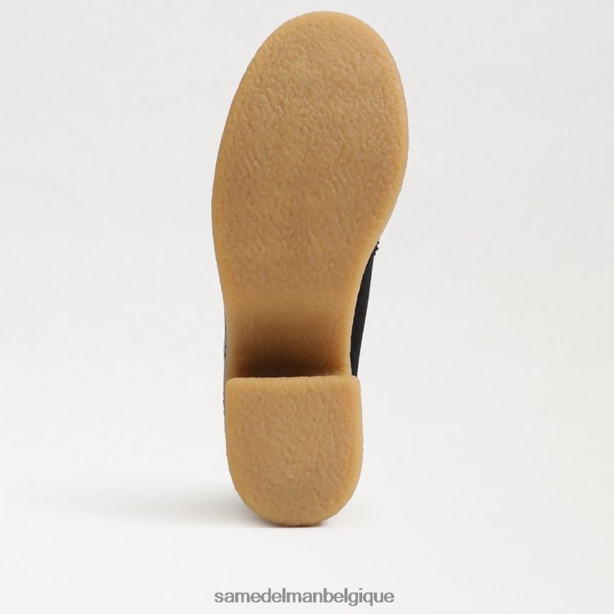 bottines à lacets shaw Sam Edelman femmes Suède noir JZ0XZ0843 chaussure