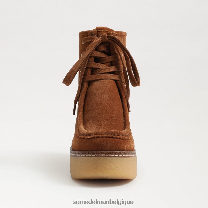 bottines à lacets shaw Sam Edelman femmes marron frontière JZ0XZ0844 chaussure