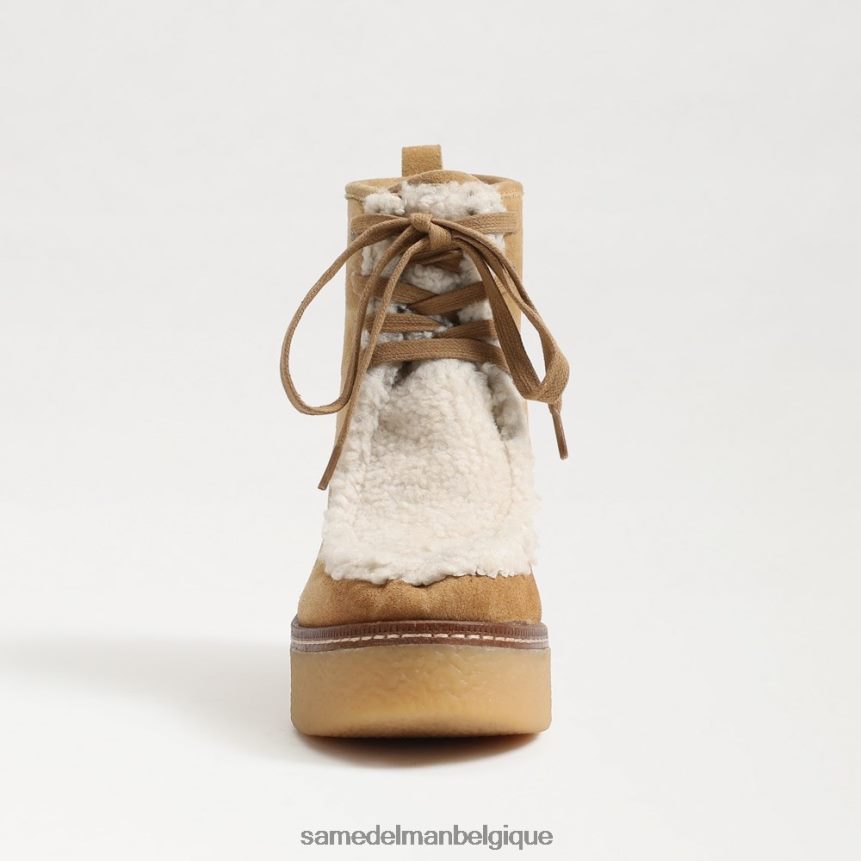bottines à lacets shaw Sam Edelman femmes sable sont/brume naturelle JZ0XZ0845 chaussure