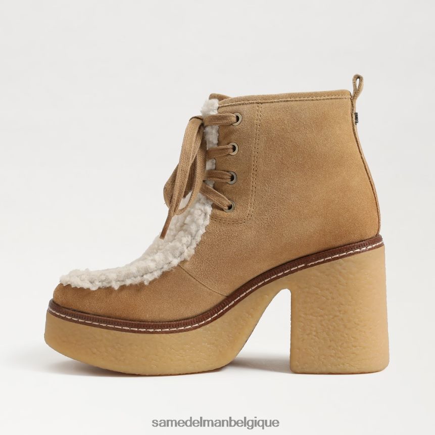 bottines à lacets shaw Sam Edelman femmes sable sont/brume naturelle JZ0XZ0845 chaussure