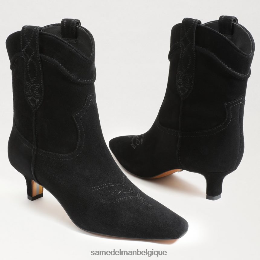 bottines taryn Sam Edelman femmes Suède noir JZ0XZ0811 chaussure