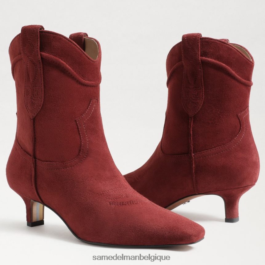 bottines taryn Sam Edelman femmes brique JZ0XZ0812 chaussure