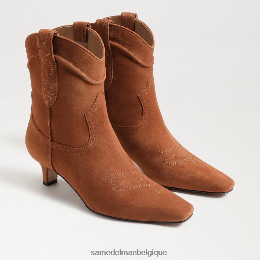 bottines taryn Sam Edelman femmes marron frontière JZ0XZ0810 chaussure