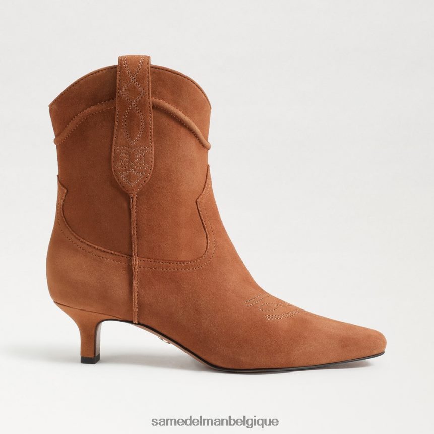 bottines taryn Sam Edelman femmes marron frontière JZ0XZ0810 chaussure