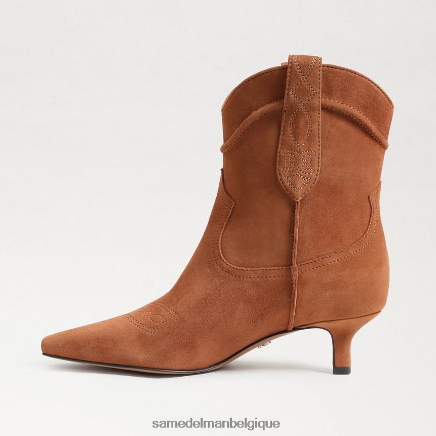bottines taryn Sam Edelman femmes marron frontière JZ0XZ0810 chaussure