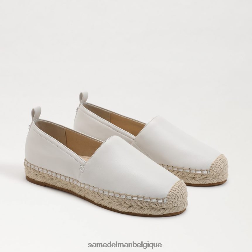 espadrilles krista Sam Edelman femmes blanc brillant JZ0XZ0279 chaussure