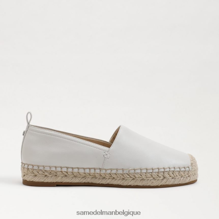 espadrilles krista Sam Edelman femmes blanc brillant JZ0XZ0279 chaussure