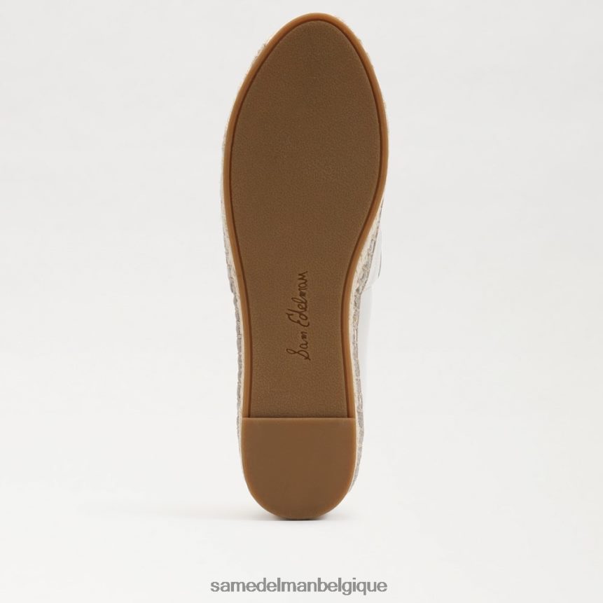 espadrilles krista Sam Edelman femmes blanc brillant JZ0XZ0279 chaussure