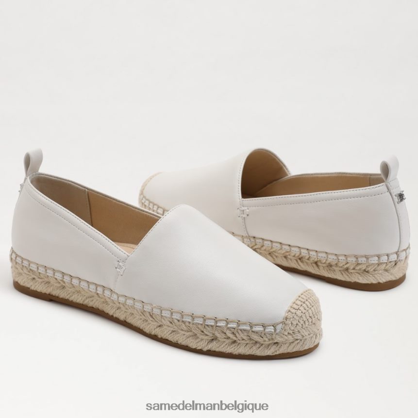 espadrilles krista Sam Edelman femmes blanc brillant JZ0XZ0279 chaussure