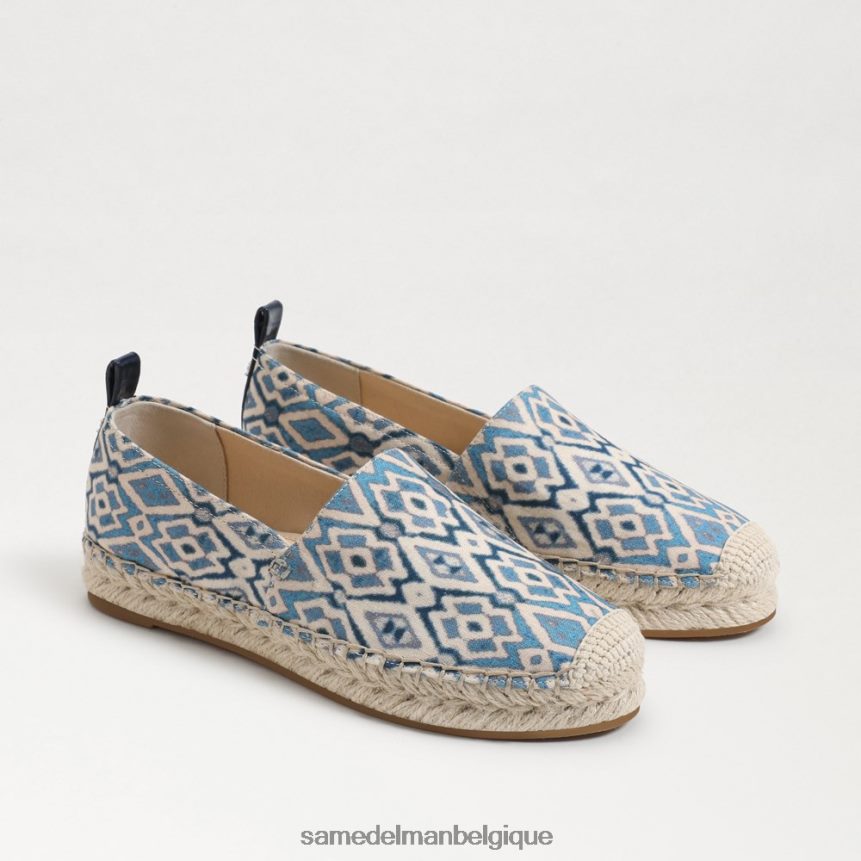 espadrilles krista Sam Edelman femmes bleu multicolore JZ0XZ0276 chaussure