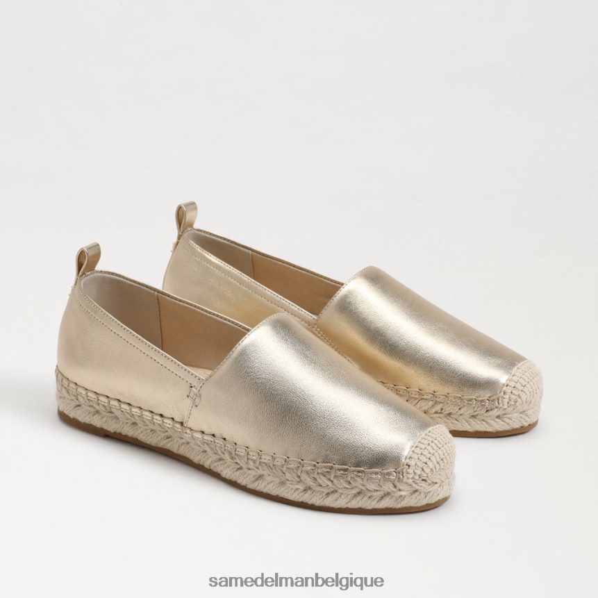 espadrilles krista Sam Edelman femmes feuille d'or JZ0XZ0278 chaussure