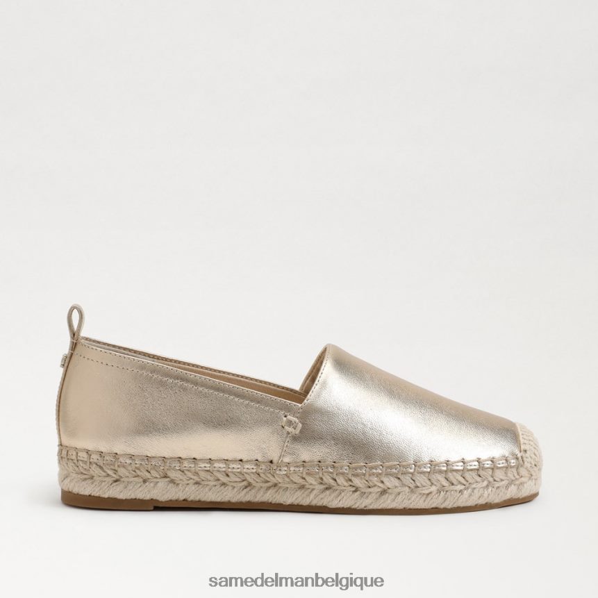 espadrilles krista Sam Edelman femmes feuille d'or JZ0XZ0278 chaussure