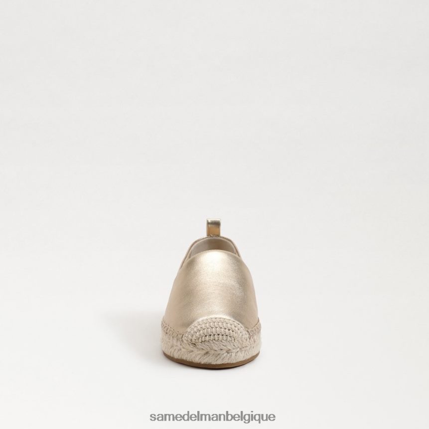 espadrilles krista Sam Edelman femmes feuille d'or JZ0XZ0278 chaussure