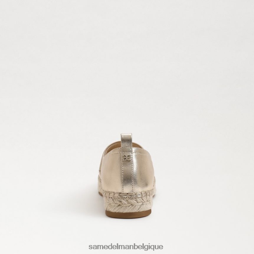 espadrilles krista Sam Edelman femmes feuille d'or JZ0XZ0278 chaussure