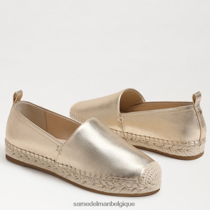 espadrilles krista Sam Edelman femmes feuille d'or JZ0XZ0278 chaussure