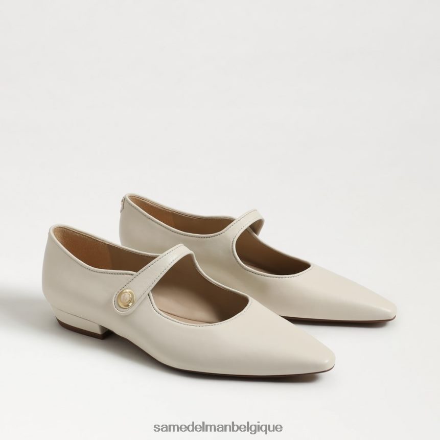 jene mary jane bout pointu plat Sam Edelman femmes ivoire moderne JZ0XZ0542 chaussure