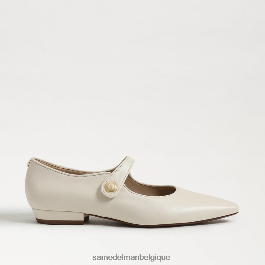 jene mary jane bout pointu plat Sam Edelman femmes ivoire moderne JZ0XZ0542 chaussure