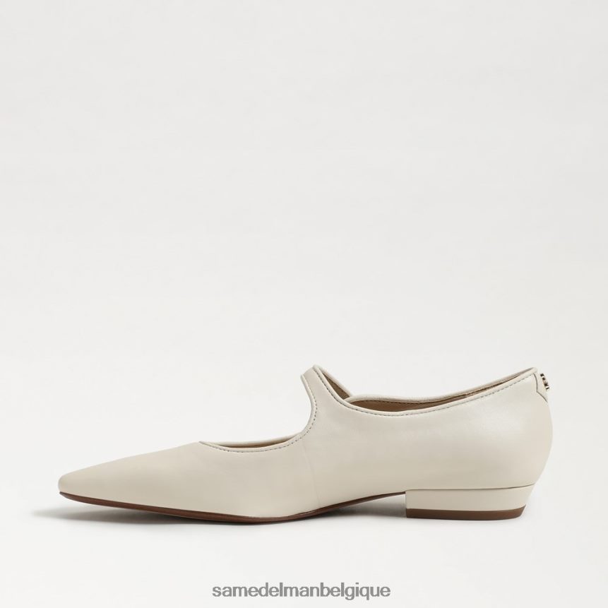 jene mary jane bout pointu plat Sam Edelman femmes ivoire moderne JZ0XZ0542 chaussure