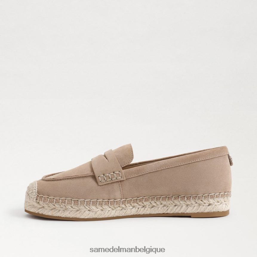 mocassins plats espadrilles kai Sam Edelman femmes taupe toscan JZ0XZ0205 chaussure
