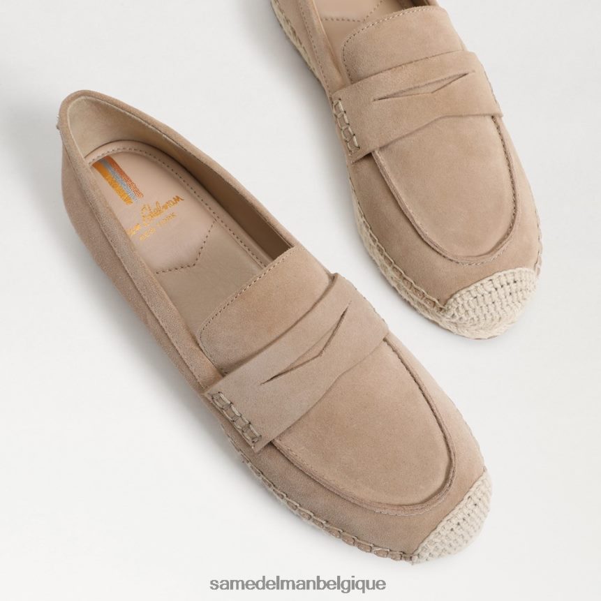mocassins plats espadrilles kai Sam Edelman femmes taupe toscan JZ0XZ0205 chaussure