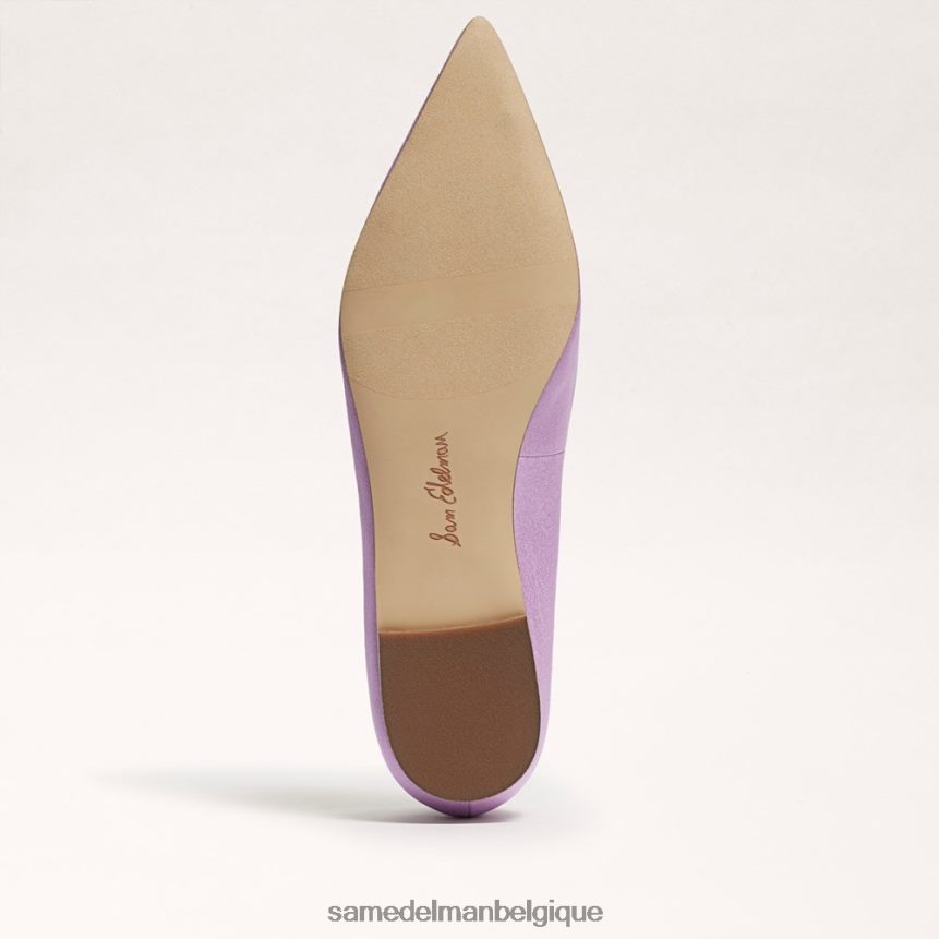 wanda tour bout pointu plat Sam Edelman femmes lilachaze JZ0XZ0272 chaussure