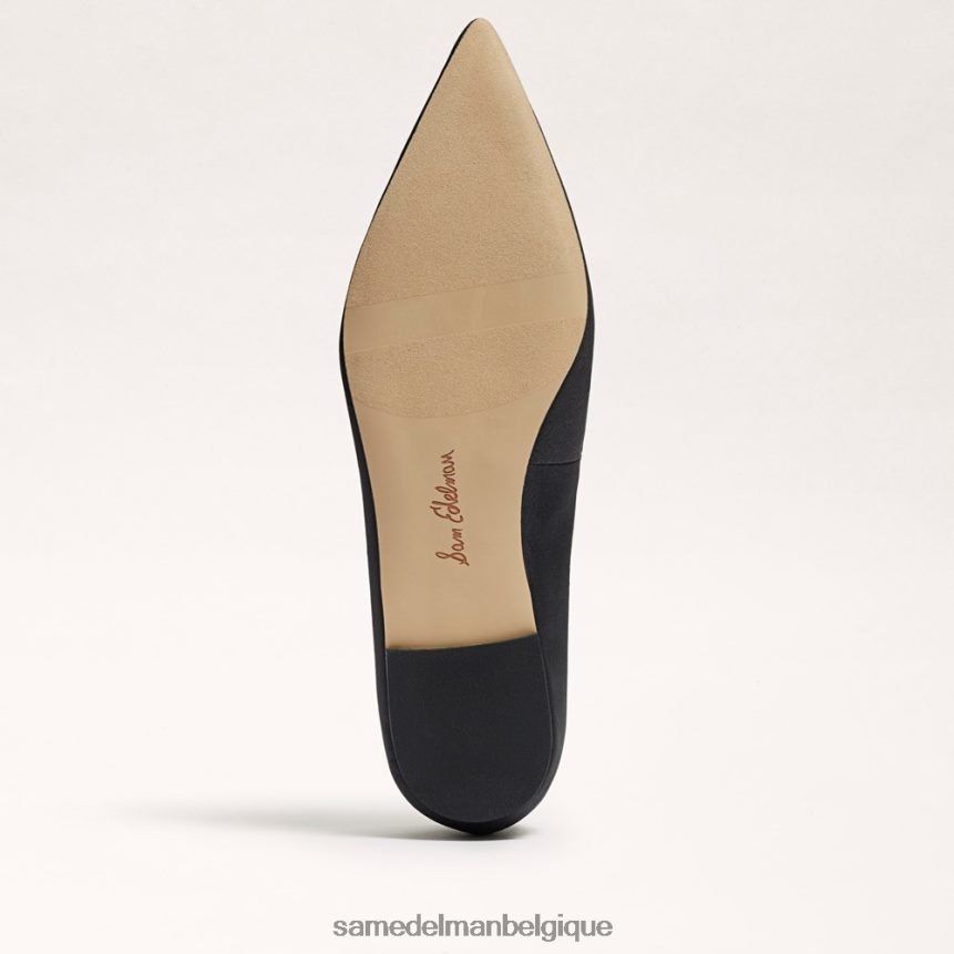 wanda tour bout pointu plat Sam Edelman femmes tissu noir JZ0XZ0271 chaussure