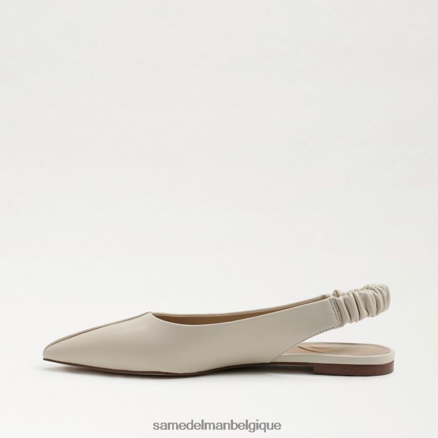 Whitney à bride arrière et bout pointu Sam Edelman femmes cuir ivoire moderne JZ0XZ0737 chaussure