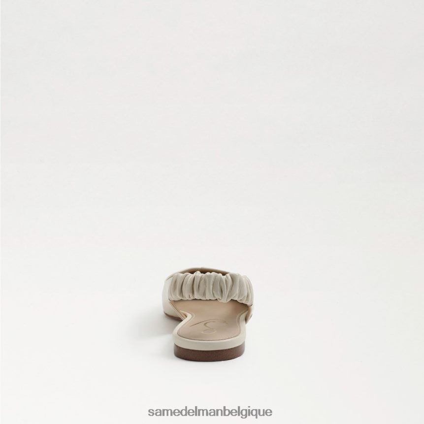 Whitney à bride arrière et bout pointu Sam Edelman femmes cuir ivoire moderne JZ0XZ0737 chaussure