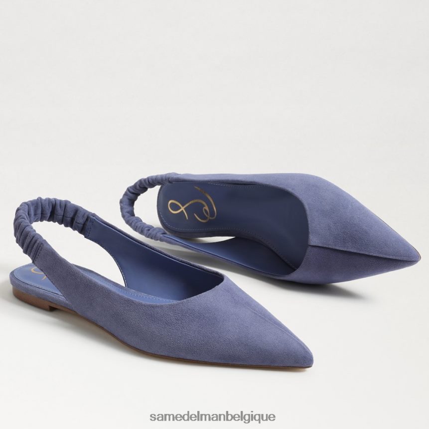 Whitney à bride arrière et bout pointu Sam Edelman femmes violette poussiéreuse JZ0XZ0740 chaussure